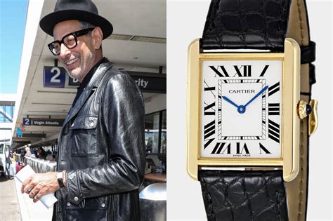 jeff goldblum cartier tank|jeff goldblum website.